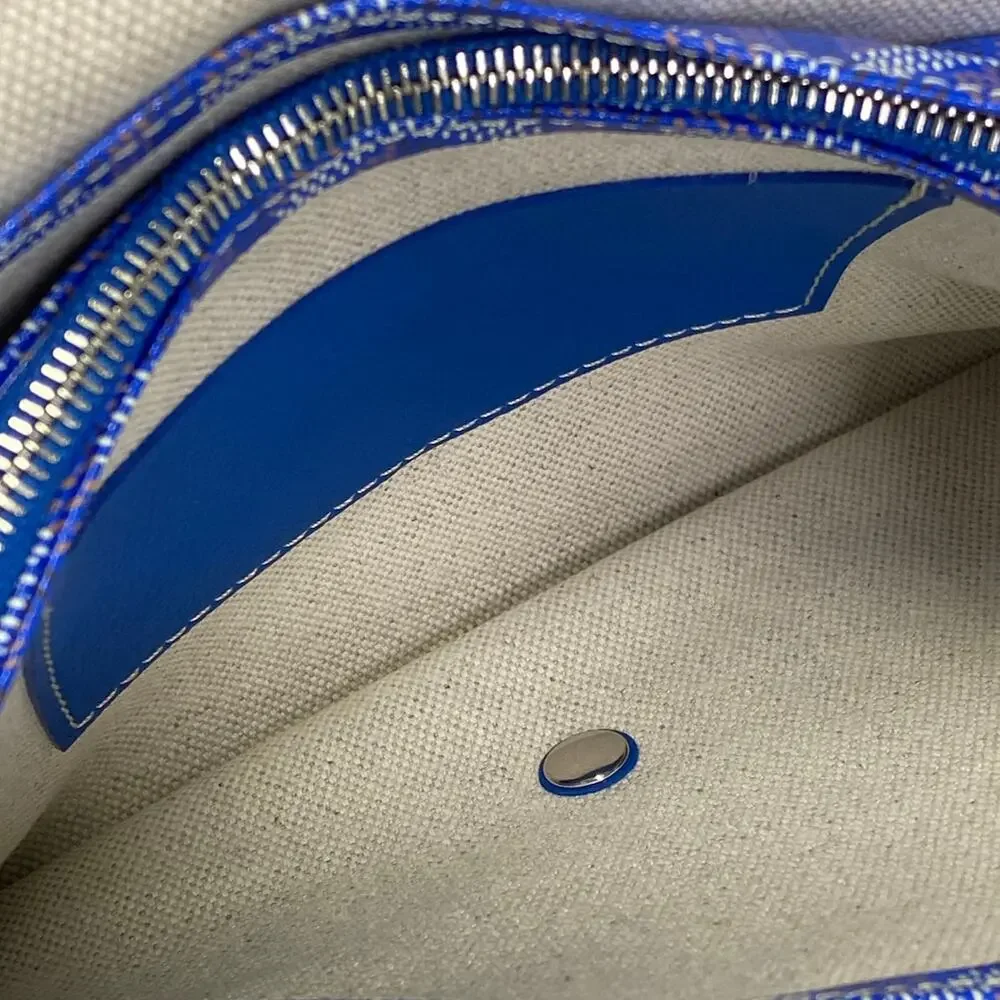 Goyard Plumet Shoulder Bag Coated Canvas Leather